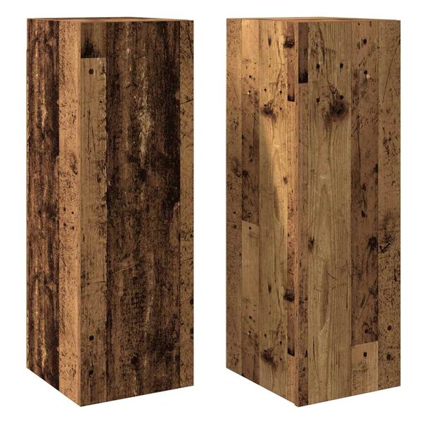 vidaXL Meubles TV 2 Pièces vieux bois 30 5x30x90 cm bois d'ingénierie