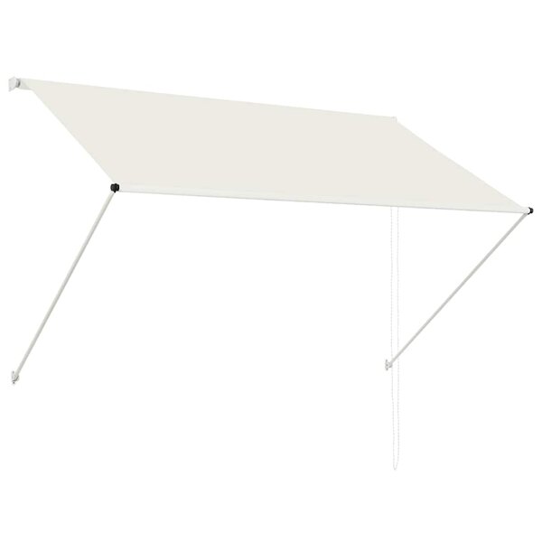 vidaXL Auvent rétractable 200x150 cm Crème