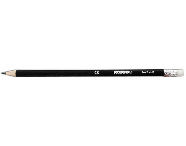 Crayon GRAFITOS Triangulaire Bout gomme HB KORES