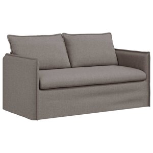 vidaXL Canapé Taupe 156 x 82 x 85 cm tissu