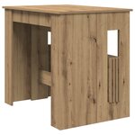 vidaXL Table à dîner 180 x 85 x 75 cm Bois d'ingénierie