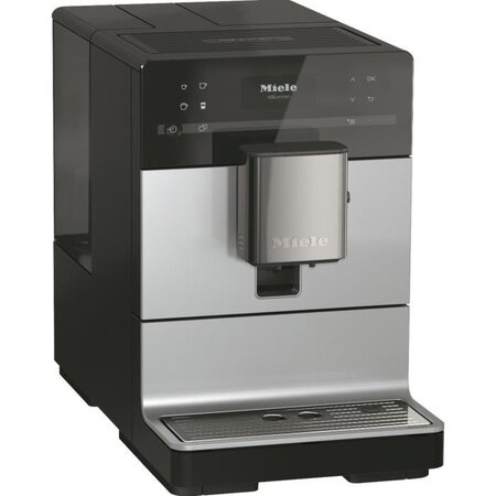 Machine à café automatique avec broyeur à grains - miele cm 5510 silence gr - silver