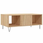 vidaXL Table basse Chêne sonoma 90x50x36 5 cm Bois d'ingénierie