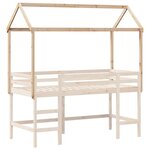 vidaXL Toit de lit pour enfants 207x80 5x151 5 cm bois de pin massif