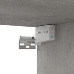 vidaXL Ensemble de meubles TV 8 Pièces Gris béton Bois d'ingénierie