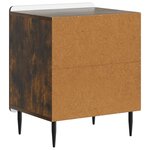 vidaXL Cabinet de chevet Chêne fumé 43 x 34 5 x 52 cm