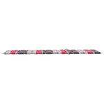 Vidaxl chaise longue 2 places avec coussin acacia solide et acier