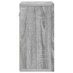 vidaXL Armoire suspendue Gris Sonoma 60 x 20 x 40 cm Bois d'ingénierie