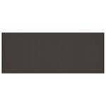 vidaXL Table de Jardin Marron 250 x 100 x 73 cm polyrotin