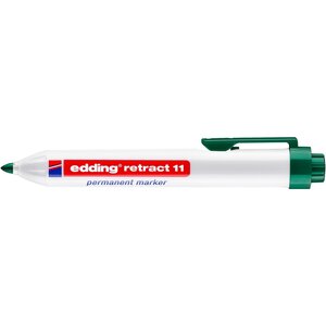 Marqueur Permanent retract 11 vert 1 5-3 mm EDDING