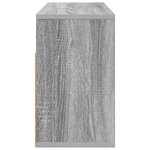 vidaXL Basboard avec tiroir Gris Sonoma 72 x 22 5 x 38 cm