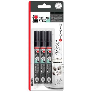 Marqueur 'Porcelain & Glas Painter'  ELEGANCE MARABU