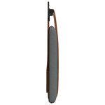 vidaXL Tête de lit suspendue Gris foncé PU antique