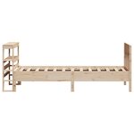 vidaXL Cadre de lit sans matelas 90x190 cm bois de pin massif