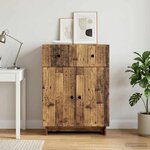 vidaXL Buffet Bois ancien 66 x 34 5 x 90 cm Bois d'ingénierie