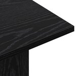 vidaXL Table console Chêne noir 100 x 30 x 75 cm Bois d'ingénierie