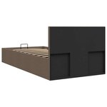 vidaXL Cadre de lit à rangement hydraulique sans matelas 90x200 cm