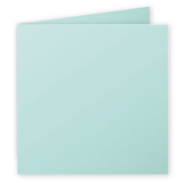 Pack de 25 Cartes 210g pliée 135x135 vert jade 210g Clairefontaine