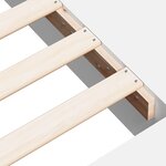 vidaXL Cadre de lit sans matelas blanc 160x200 cm