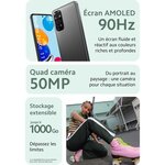 Smartphone xiaomi redmi note 11 128 go gris