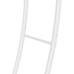 vidaXL Arche de mariage Blanc 220 x 45 x 200 cm Acier