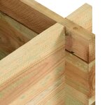 vidaXL Jardinière surélevée pour légumes Bois de pin imprégné 40 cm