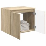 vidaXL Cabinet de Salle de Bain Mural Chêne Sonoma 62 5 x 44 5 x 50 cm