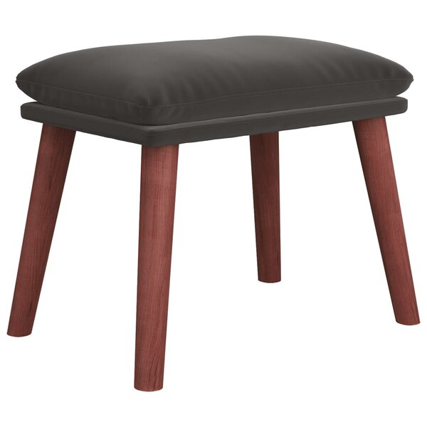 vidaXL Repose-pied Gris foncé 45x29 5x35 cm Velours