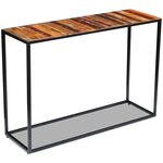 vidaXL Table console Bois de récupération massif 110x35x76 cm