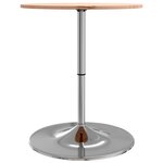 vidaXL Table de bar Ø60x89 5 cm bois massif de hêtre