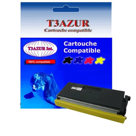 Toner compatible avec Brother TN3170, TN3280 pour Brother HL5380DN, MFC8370DN - 8 000 pages - T3AZUR