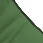vidaXL Chaise longue pliable vert foncé tissu