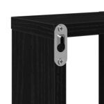 vidaXL Étagère Murale Chêne noir 104.5 x 10 x 43 cm Bois d'ingénierie