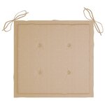 vidaXL Chaises de jardin avec coussins lot de 8 Bois d'acacia solide
