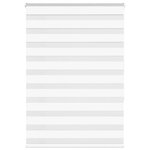 vidaXL Store zèbre blanc 110x150 cm largeur du tissu 105 9cm polyester