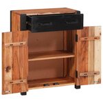 vidaXL Buffet 2 Pièces Marron 110 x 30 x 75 cm Bois d'acacia massif