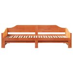 vidaXL Lit de jour et lit gigogne sans matelas 90x190 cm bois massif