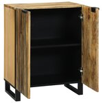 vidaXL Buffet - 60 x 33 5 x 75 cm  en bois de mangue massif.