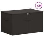 vidaXL Boîte de rangement 24 pc Tissu intissé 55 x 35 x 32 cm 61 6 L