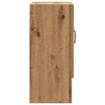 vidaXL Armoire murale chêne artisanal 60x31x70 cm bois d'ingénierie