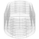 vidaXL Lit surélevé à gabion Fer galvanisé 200x100x50 cm