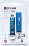 Clé USB 3.1 sécurisée Kingston DataTraveler 2000 - 128Go