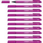 Stylo feutre pointMax pointe moyenne 0.8mm Rose Foncé x 10 STABILO