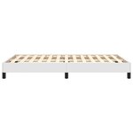 vidaXL Cadre de lit blanc 120x190 cm similicuir