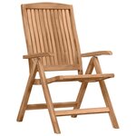vidaXL Ensemble de salle à manger pour jardin 4 pc Marron