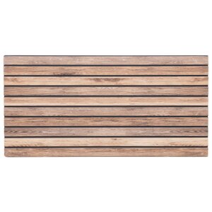 vidaXL Panneaux muraux 3D 5 Pièces marron 100x50 cm EPS