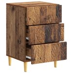 vidaXL Table de chevet Bois ancien 43 x 39 5 x 66 5 cm