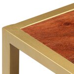 vidaXL Table basse 90 x 50 x 40 cm Bois d'acacia massif