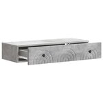 vidaXL Table d'appoint murale 87 5 x 34 5 x 17 cm Bois d'ingénierie