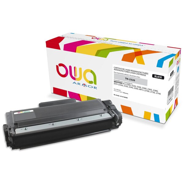 Toner remanufacturé compatible Brother TN2320 Noir